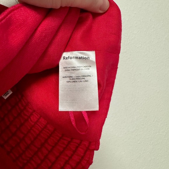 NWOT Reformation Orzo Two Piece Linen set - Picture 7 of 15